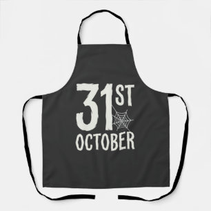 Tablier Conception de toile d'araignée Halloween du 31 oct