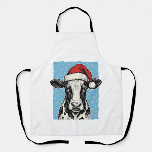 Tablier Conception de vecteur de chapeau de Père Noël de v