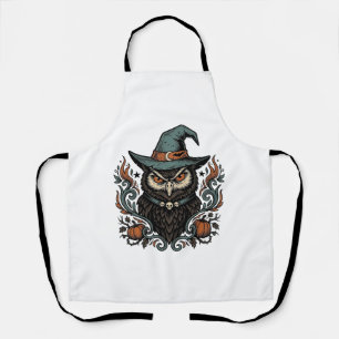 Tablier Conception vectorielle de chapeau de sorcière de h