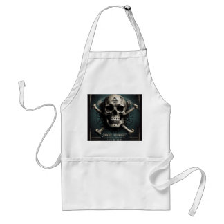 Tablier Concert rock & Roll Skull