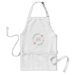 Tablier Construit Avec Amour Élevé Par Maman Citation Flor