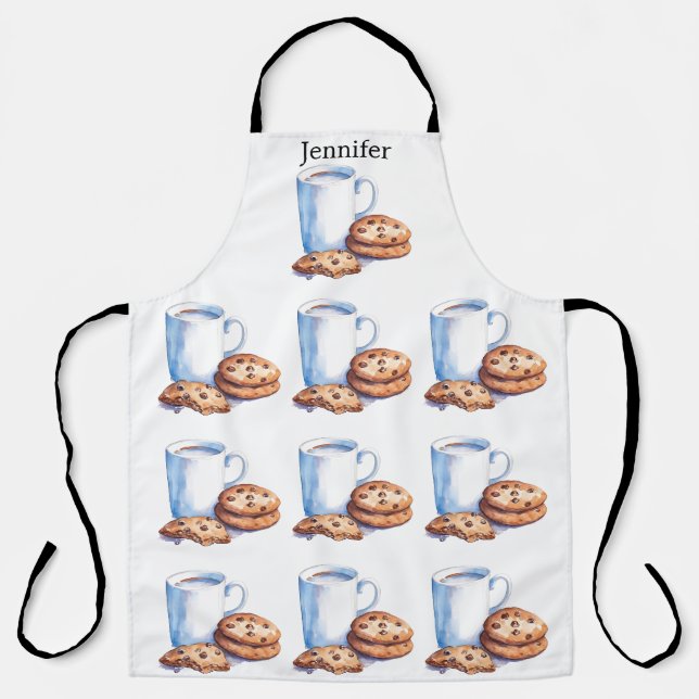 Tablier Cookie à base de chocolat sur toute la surface d'i (Recto)