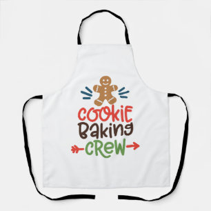 Tablier Cookie baking crew christmas