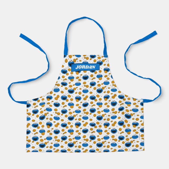 Tablier Cookie Monster| C est pour Cookie Motif (Recto)