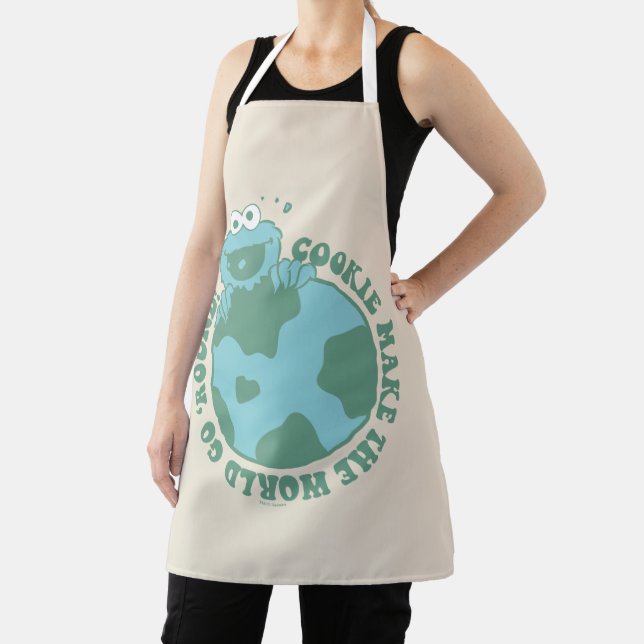 Tablier Cookie Monster | Les cookies font tourner le monde (Insitu)