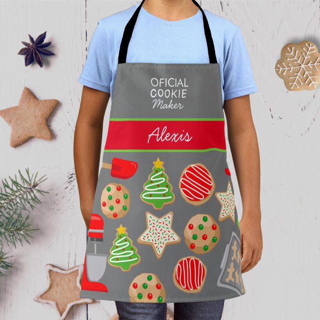 TABLIER COOKIES DE NOËL (Créateur téléchargé)