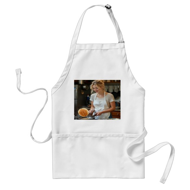 Tablier Cooking Pancakes Photo Customize (Devant)
