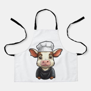 Tablier Cool Farm Amoureux des animaux Art Cute Chef Cow