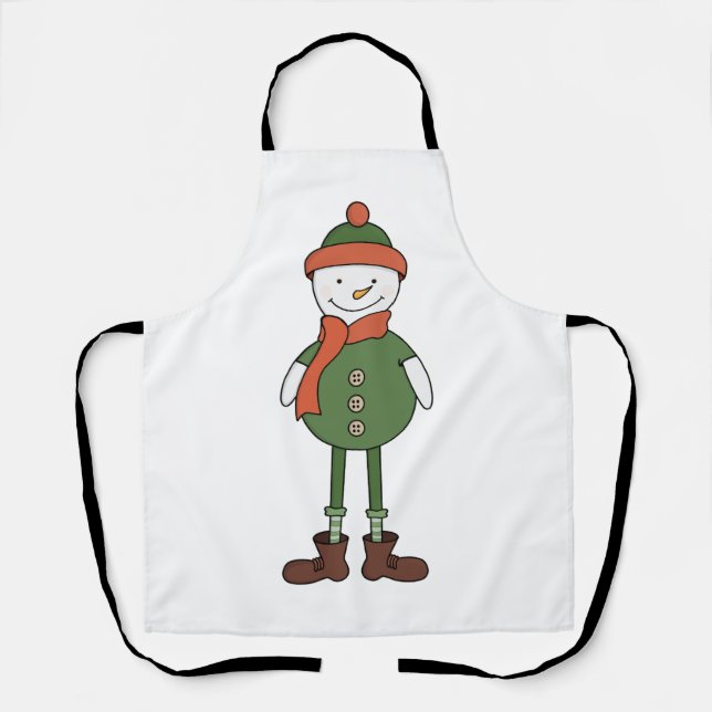 Tablier Cool Snowman (Recto)
