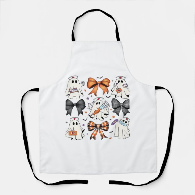 Tablier Coquette T-shirt classique pour infirmière fantôme (Recto)