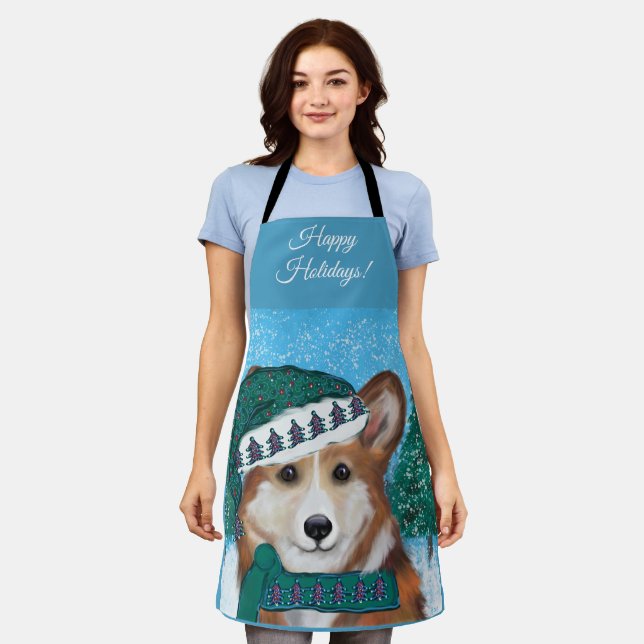 Tablier Corgi (Porté)