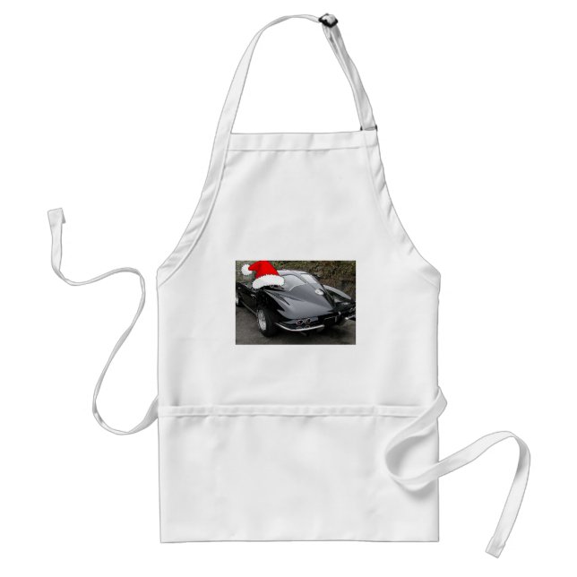 Tablier Corvette de Noël - Fenêtre Split noir (Devant)
