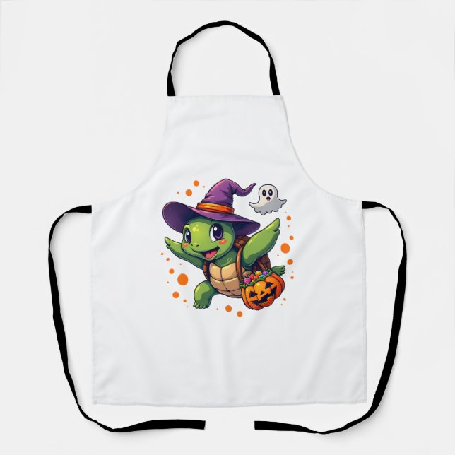 Tablier Costume Tortue Halloween Tortue Hommes Femmes Enfa (Recto)