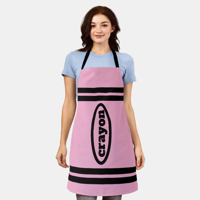 Tablier Costumes famille et groupe Crayon Apron - rose (Porté)