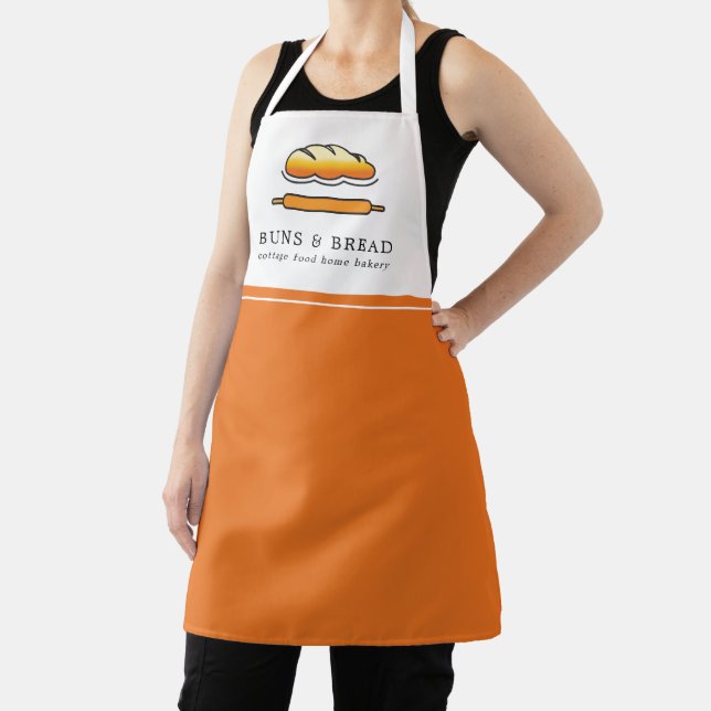 Tablier Cottage Food Home Boulangerie Pain Logo (Insitu)
