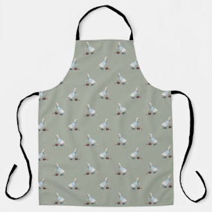 Tablier Cottagecore Maison Champêtre Oie dans des Bottes s