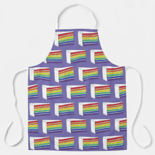 Tablier Couche arc-en-ciel Coupe de gâteau LGBT Amour Gay 