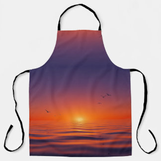 Tablier Coucher de Soleil sur l'Horizon