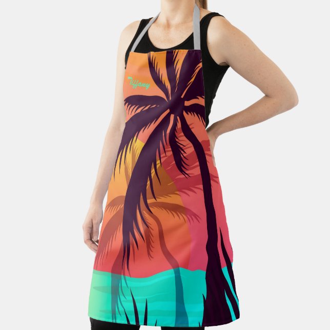 Tablier Coucher de soleil tropical (Insitu)