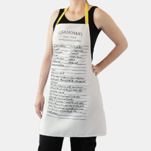 Tablier Couleur modifiable de votre recette Apron personna