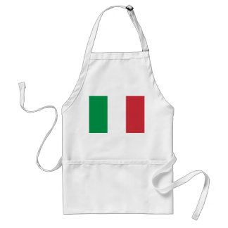 Tablier Couleurs du drapeau italien vert blanc et rouge