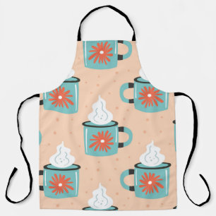 Tablier Coupe bleu clair Motif sans voile.