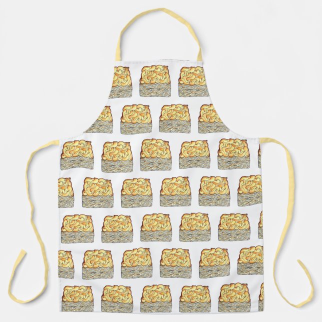 Tablier Coupe de Kugel Oeuf Juif nouille Casserole (Recto)