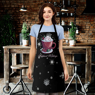 Tablier Coupe de Noël de chocolat chaud