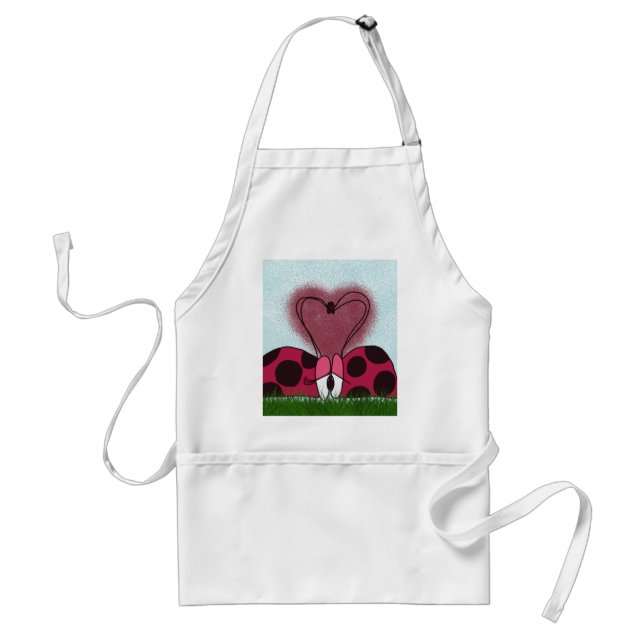 Tablier Couple de Ladybug mignon (Devant)