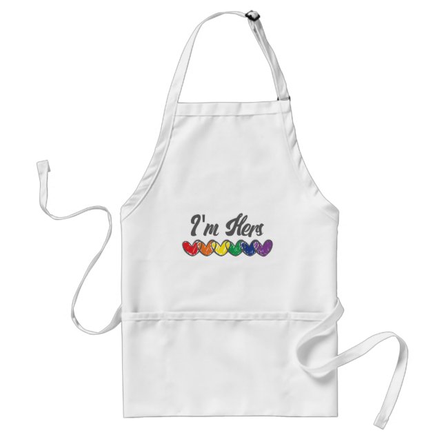Tablier Couples Gay Correspondant LGBT Im Hers Gay pride (Devant)