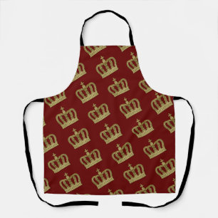 Tablier Couronne d'or - luxe royal 2