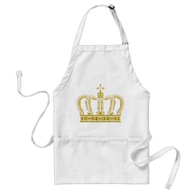 Tablier Couronne d'or + vos idées (Devant)