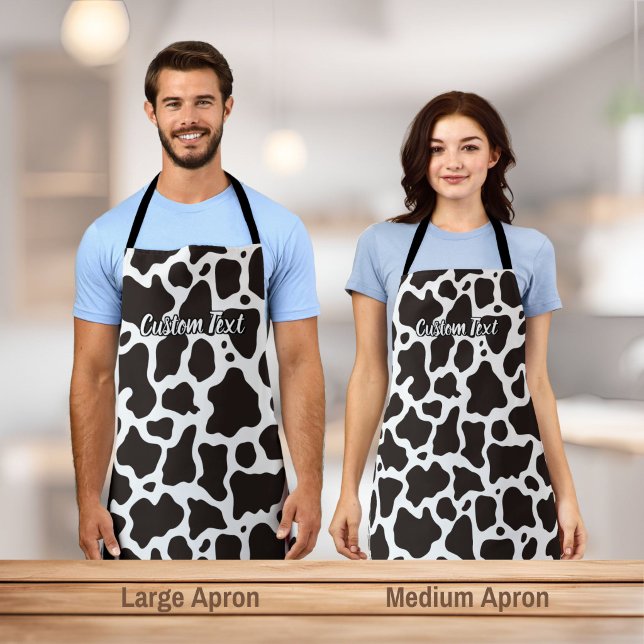 Tablier Cow Pattern (Créateur téléchargé)