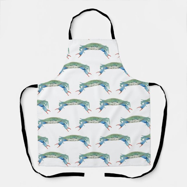 Tablier Crabe bleu (Recto)
