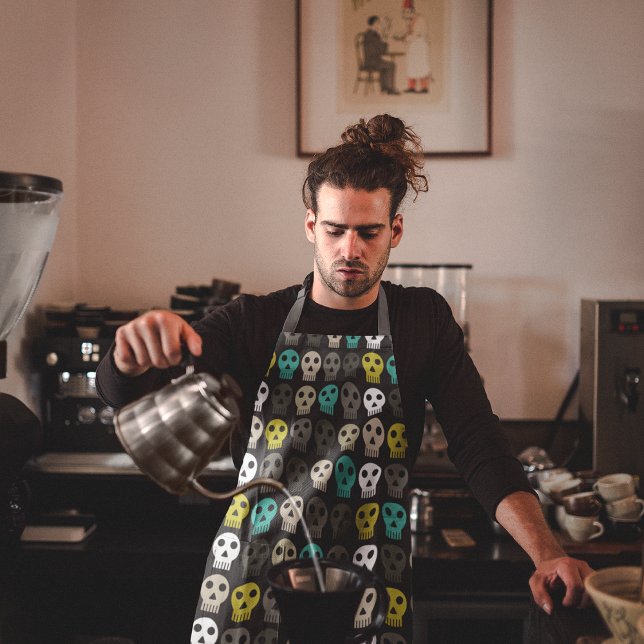 Tablier Crâne funky (Créateur téléchargé)