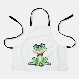 Tablier Cravate de lunettes pour étudiants Nerd grenouille
