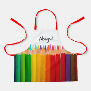 Tablier Crayons colorés