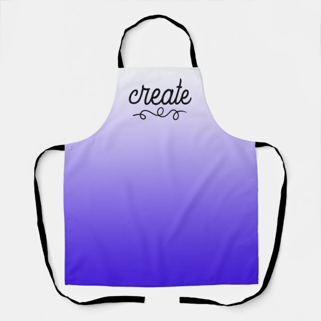 Tablier Créer une surface dégradée violette (Recto)