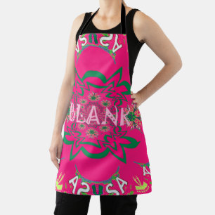 Tablier Créez votre propre floral flanc flanc Fille Imprim