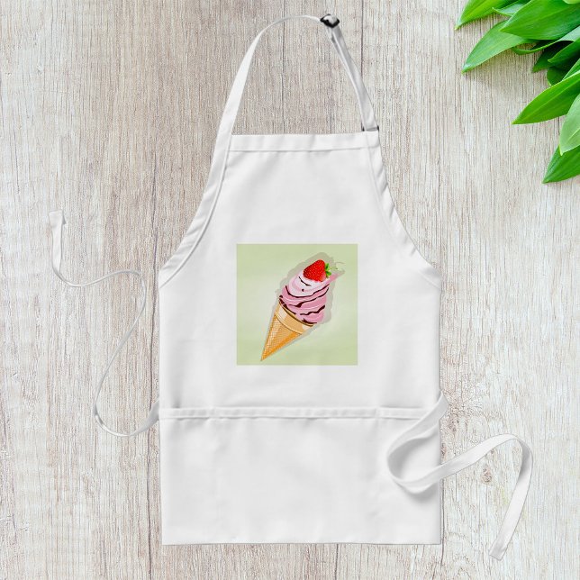 Tablier Crème De Glace À La Fraise (Créateur téléchargé)