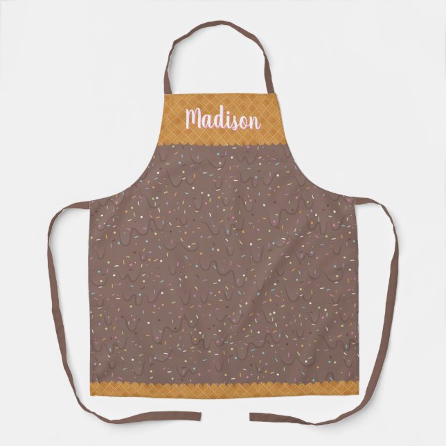 Tablier Crème glacée au chocolat (Recto)