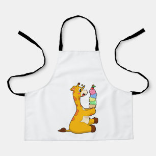 Tablier Crème glacée Giraffe gaufre