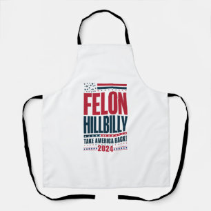 Tablier Criminel Hillbilly 2024 Trump Vance Élection 2024