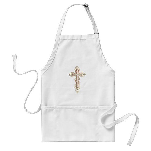 Tablier Croix orthodoxe (Devant)