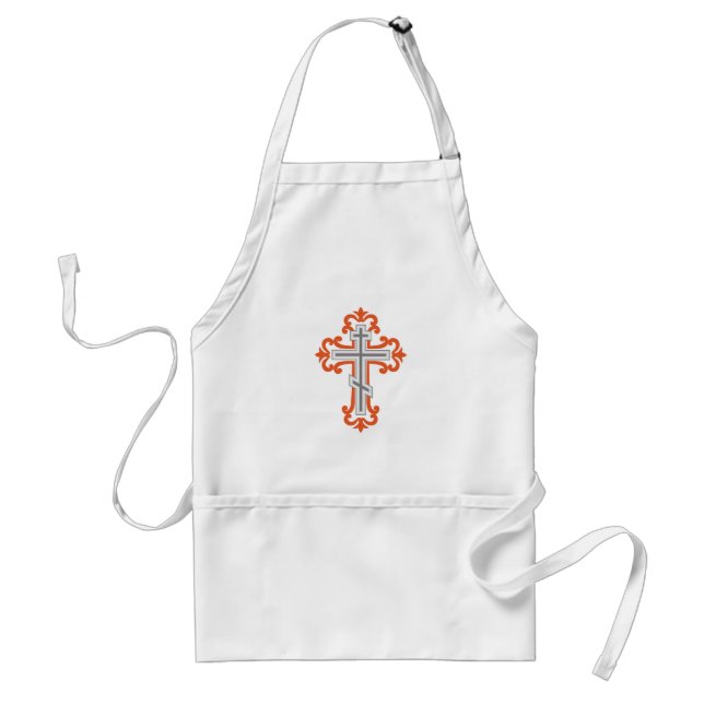 Tablier Croix orthodoxe (Devant)