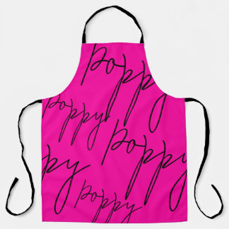 Tablier Croquis Botanique : Fleurs De Pavot Jeter Oreiller