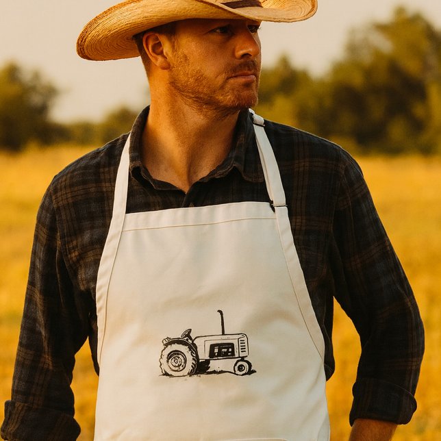 Tablier Croquis du tracteur (Créateur téléchargé)