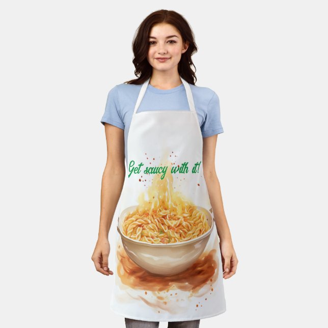 Tablier Cucina Italiana : Artiste Italien (Porté)