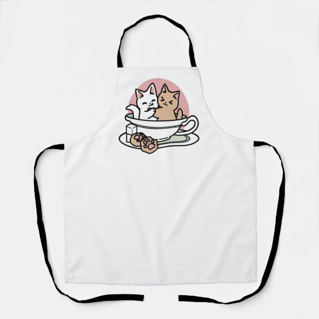 Tablier Cuddin en coupe - Tea Time adorable (Recto)