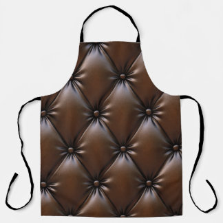 Tablier Cuir au chocolat : Texture luxueuse d'Upholstery